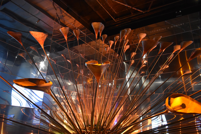 Olympic Cauldron Exhibit Installation, Museum of London